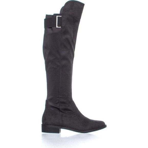 Rebel by Zigi Onya Women’s Knee-High Boots – Dark Gray, Classic & Comfortable - Picture 1 of 9